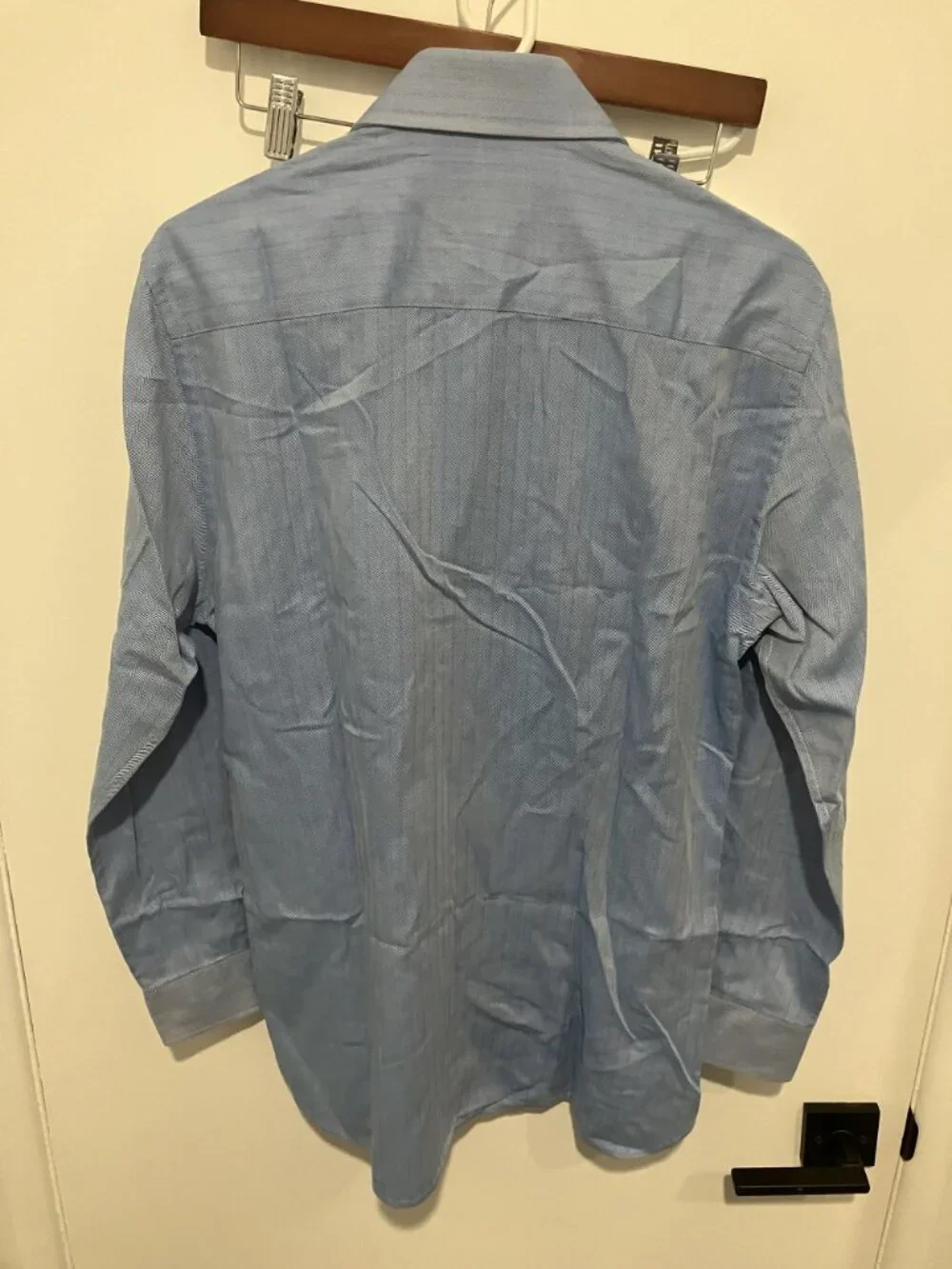 Ted Baker Endurance Men's Button-Up Patterned Dress Shirt, Blue, Size 15.5-32/33